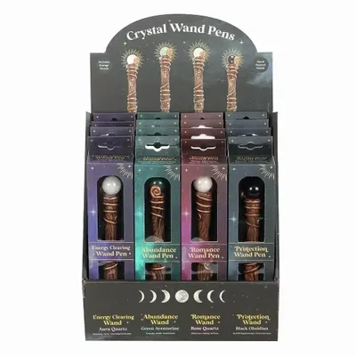 Stationery - Set of 16 Crystal Wand Pens in Display - SOMETHING DIFFERENT WHOLESALE EUROPE BV