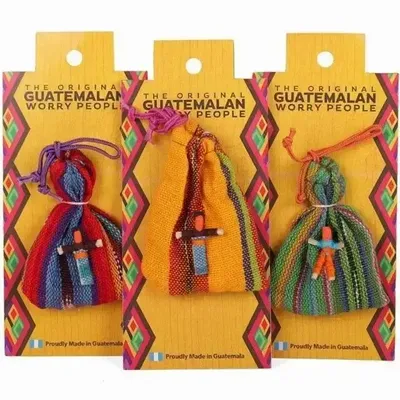 Ornaments - Worry Dolls In Bag - SOMETHING DIFFERENT WHOLESALE EUROPE BV