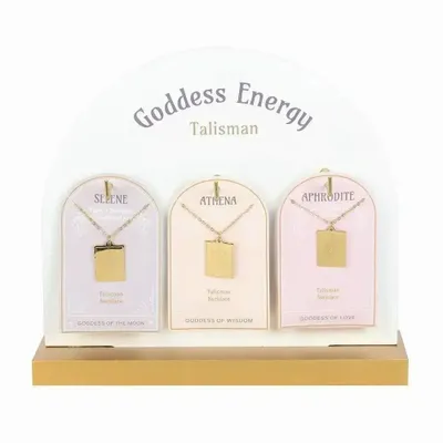 Jewelry - Set of 24 Goddess Talisman Necklaces on Display - SOMETHING DIFFERENT WHOLESALE EUROPE BV