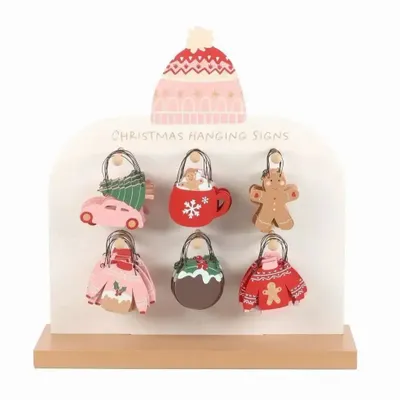 Panneaux séparateurs - Ensemble de 36 mini-panneaux de Noël exposés - SOMETHING DIFFERENT WHOLESALE EUROPE BV