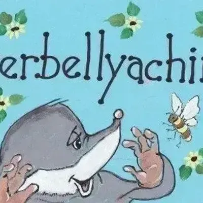 Panels - Quit Yer Belly Aching Smiley Sign - SOMETHING DIFFERENT WHOLESALE EUROPE BV