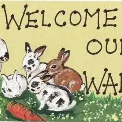 Panneaux séparateurs - Bienvenue sur notre panneau souriant Warren - SOMETHING DIFFERENT WHOLESALE EUROPE BV