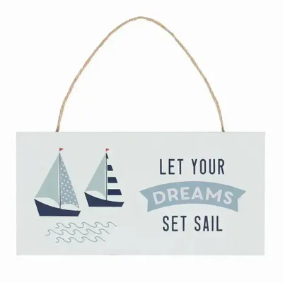 Panels - Set Sail Hanging Sign - SOMETHING DIFFERENT WHOLESALE EUROPE BV