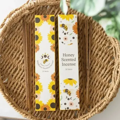 Parfums d'intérieur - Lot de 2 paquets de bâtonnets d'encens au miel et aux fleurs sauvages - SOMETHING DIFFERENT WHOLESALE EUROPE BV