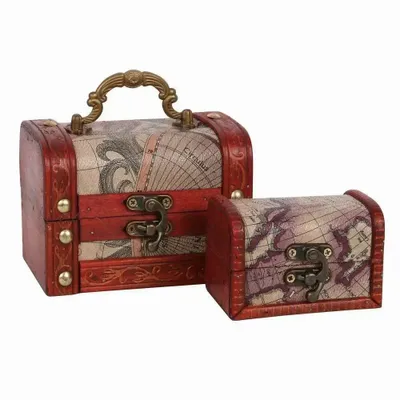 Coffrets et boîtes - Ensemble de 2 coffres à cartes - SOMETHING DIFFERENT WHOLESALE EUROPE BV