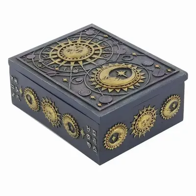 Caskets and boxes - Sun and Moon Resin Storage Box - SOMETHING DIFFERENT WHOLESALE EUROPE BV