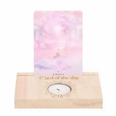 Candlesticks and candle holders - Natural Card of the Day Tarot Card Stand Tealight Holder - SOMETHING DIFFERENT WHOLESALE EUROPE BV