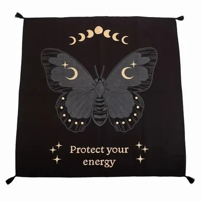Ornements - Nappe d'autel noire à motifs de mites, 72 cm - SOMETHING DIFFERENT WHOLESALE EUROPE BV