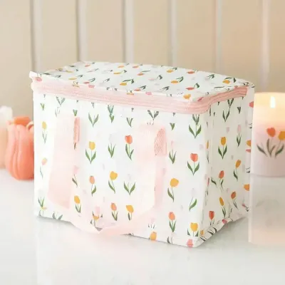 Bags and backpacks - Tulip Print Recycled Plastic Lunch Bag - SOMETHING DIFFERENT WHOLESALE EUROPE BV