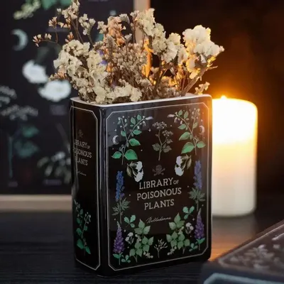 Placemats - Poisonous Plants Book Shaped Vase - SOMETHING DIFFERENT WHOLESALE EUROPE BV