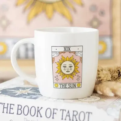 Mugs - The Sun Vintage Tarot Mug - SOMETHING DIFFERENT WHOLESALE EUROPE BV