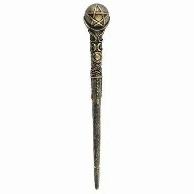 Decorative objects - Bronze Pentagram Wand - SOMETHING DIFFERENT WHOLESALE EUROPE BV