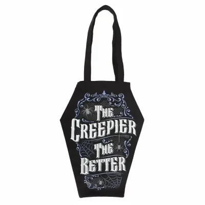 Bags and backpacks - The Creepier the Better Coffin Shaped Tote Bag - SOMETHING DIFFERENT WHOLESALE EUROPE BV