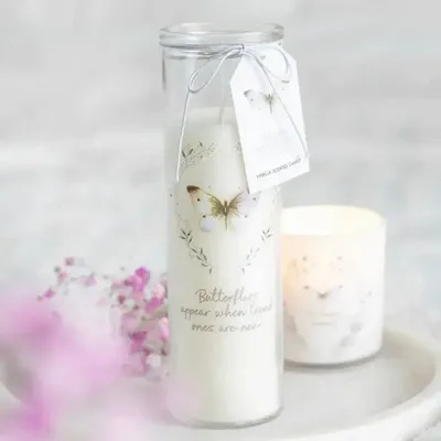 Bougies - Bougie en tube à la vanille « Papillons apparaissent » - SOMETHING DIFFERENT WHOLESALE EUROPE BV