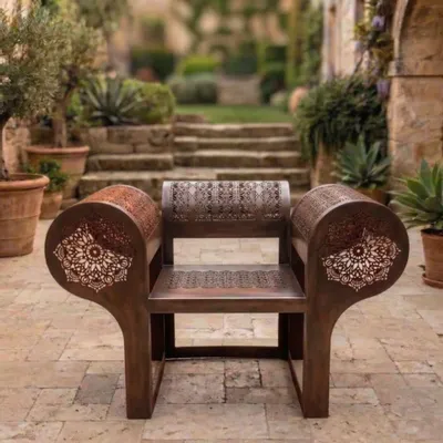 Armchairs - La Controra armchair - PUGLIA CORTEN LOVE