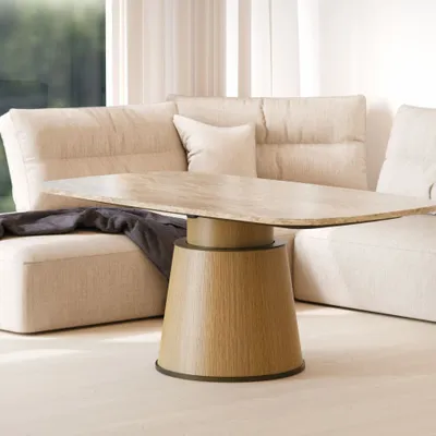 Other tables - Smart Table - electronically height-adjustable marble coffee table - PISTORE MARMI