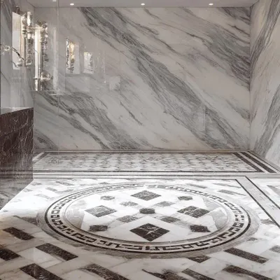 Indoor floor coverings - marble inlays - PISTORE MARMI