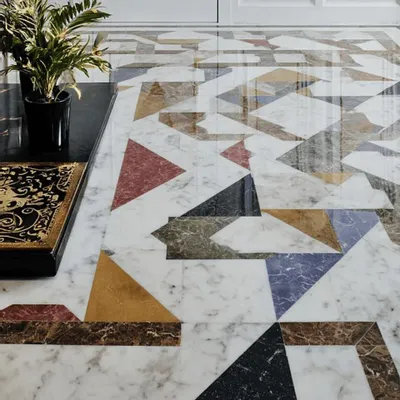 Indoor floor coverings - marble inlays - PISTORE MARMI