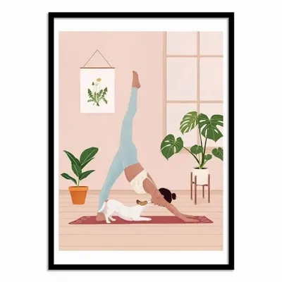 Affiches - Affiche - Downward Dog - Petra Holikova - WALL EDITIONS