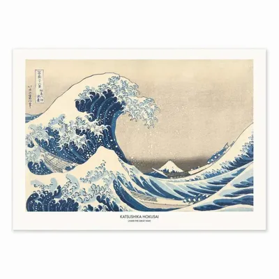 Poster - Art-Poster - Under The Great Wave - Katsushika Hokusai - WALL EDITIONS