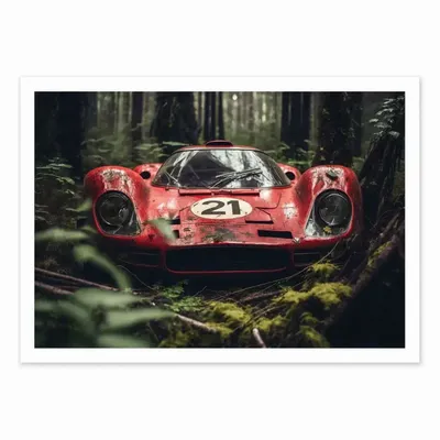 Affiches - Affiche - ForestCar - Marcel Egger - WALL EDITIONS