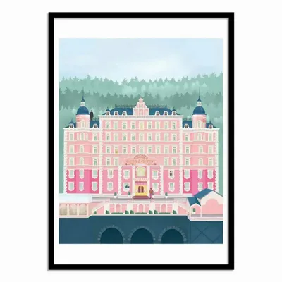 Affiches - Affiche - The Grand Budapest Hotel - Petra Lizde - WALL EDITIONS