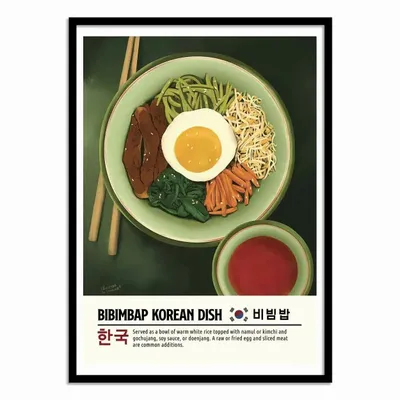 Affiches - Affiche - Bibimbap - Dionisis Gemos - WALL EDITIONS