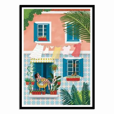 Affiches - Affiche - Lisbon - Petra Holikova - WALL EDITIONS