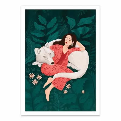 Affiches - Affiche - Polar Wolf - Petra Holikova - WALL EDITIONS