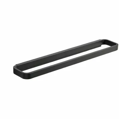 Bathroom equipment - Towel rail Rim 44x7.5 Black - F&H GROUP A/S