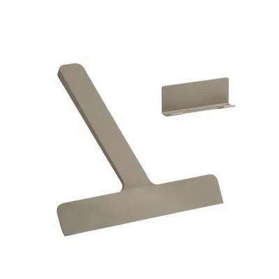 Bathroom equipment - Wiper w. holder Ume Taupe - F&H GROUP A/S