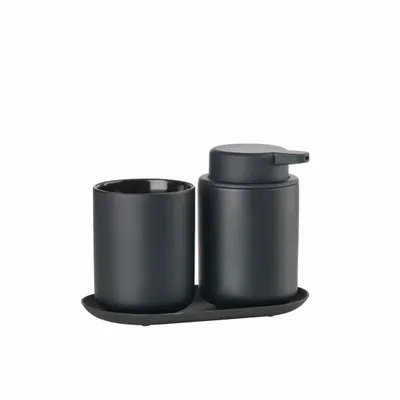 Bathroom equipment - Bathroom set Ume 3 parts Black - F&H GROUP A/S