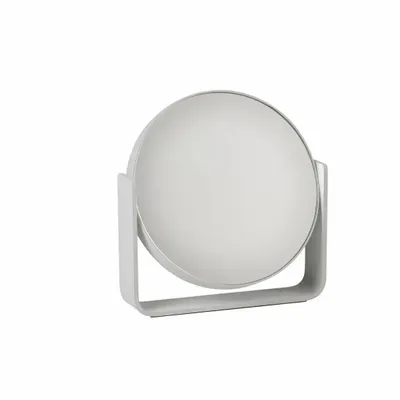Bathroom equipment - Table Mirror w. 5x magnification Ume Soft Grey - F&H GROUP A/S