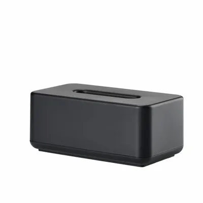 Bathroom equipment - Tissue box Ume 25,6 x 14 x 10,7 cm Black - F&H GROUP A/S