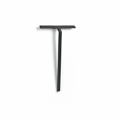 Bathroom equipment - Wiper w. holder Rim 30cm Black - F&H GROUP A/S