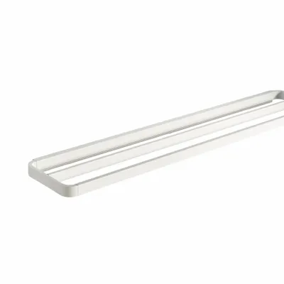 Bathroom equipment - Towel rail double Rim 70x12 White - F&H GROUP A/S