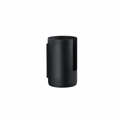 Bathroom equipment - Toilet paper storage for wall Rim D13x21 Black - F&H GROUP A/S