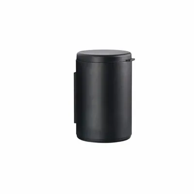 Bathroom equipment - Toilet bin for wall Rim 3.3 l Black - F&H GROUP A/S