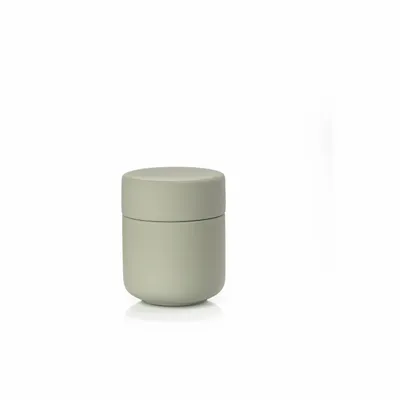 Bathroom equipment - Jar with lid Ume Eucalyptus Green - F&H GROUP A/S