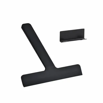 Bathroom equipment - Wiper w. holder Ume Black - F&H GROUP A/S