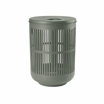 Bathroom equipment - Laundry Basket Ume 54 cm Olive green - F&H GROUP A/S