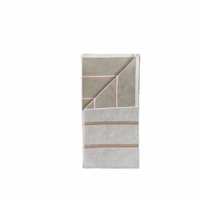 Bathroom equipment - Towel Sauna 50x100 Soft Grey/Eucalyptus/Terracotta - F&H GROUP A/S
