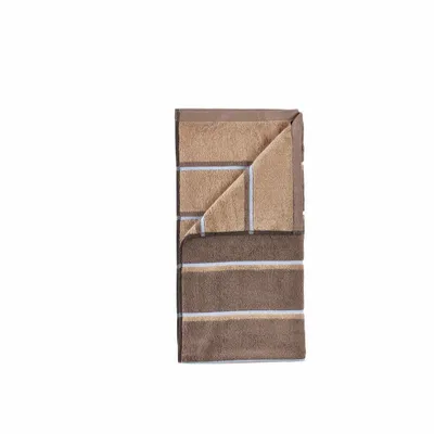 Meubles pour salle de bain - Serviette Sauna 50x100 Taupe/Camel/Bleu ciel - F&H GROUP A/S