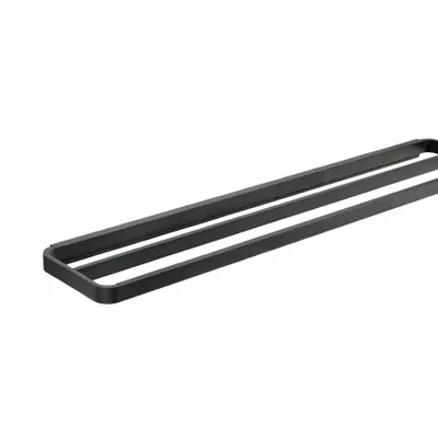 Meubles pour salle de bain - Porte-serviettes double Rim Noir - F&H GROUP A/S
