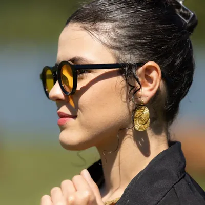 Jewelry - Boucles d’oreilles Tainha Gold – Capim Dourado du Brésil - CAPIDO