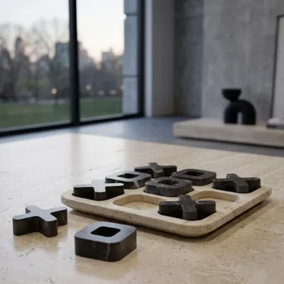 Objets de décoration - Édition Tic Tac Toe Marble - PISTORE MARMI