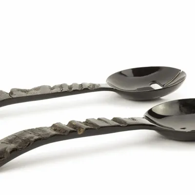 Kitchen utensils - Small cutlery with raw horn handle - L INDOCHINEUR X RIVÊT