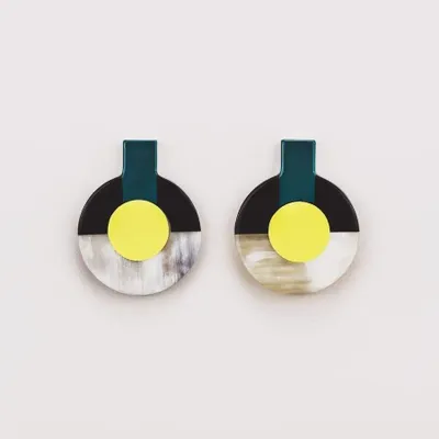 Bijoux - Boucles d'oreilles Vestibule - Tiges - Motif - L INDOCHINEUR X RIVÊT