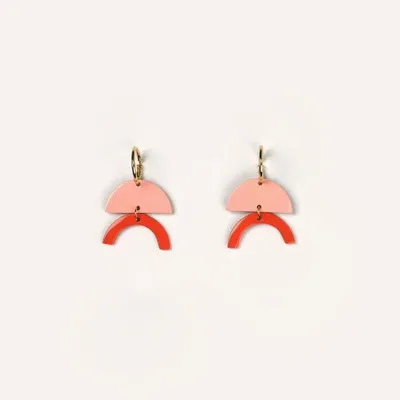 Jewelry - Hoop earrings in lacquered horn - Gold hooks - Multicolour - L INDOCHINEUR X RIVÊT