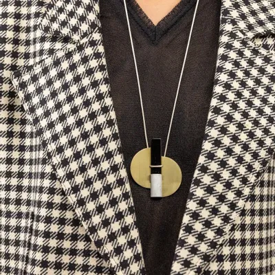 Jewelry - Stone & brass Envol pendant - L INDOCHINEUR X RIVÊT